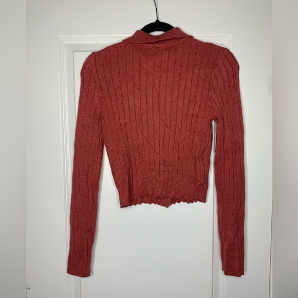 NWT Forever21 Knit Button Down Size Large - Picture 4 of 4